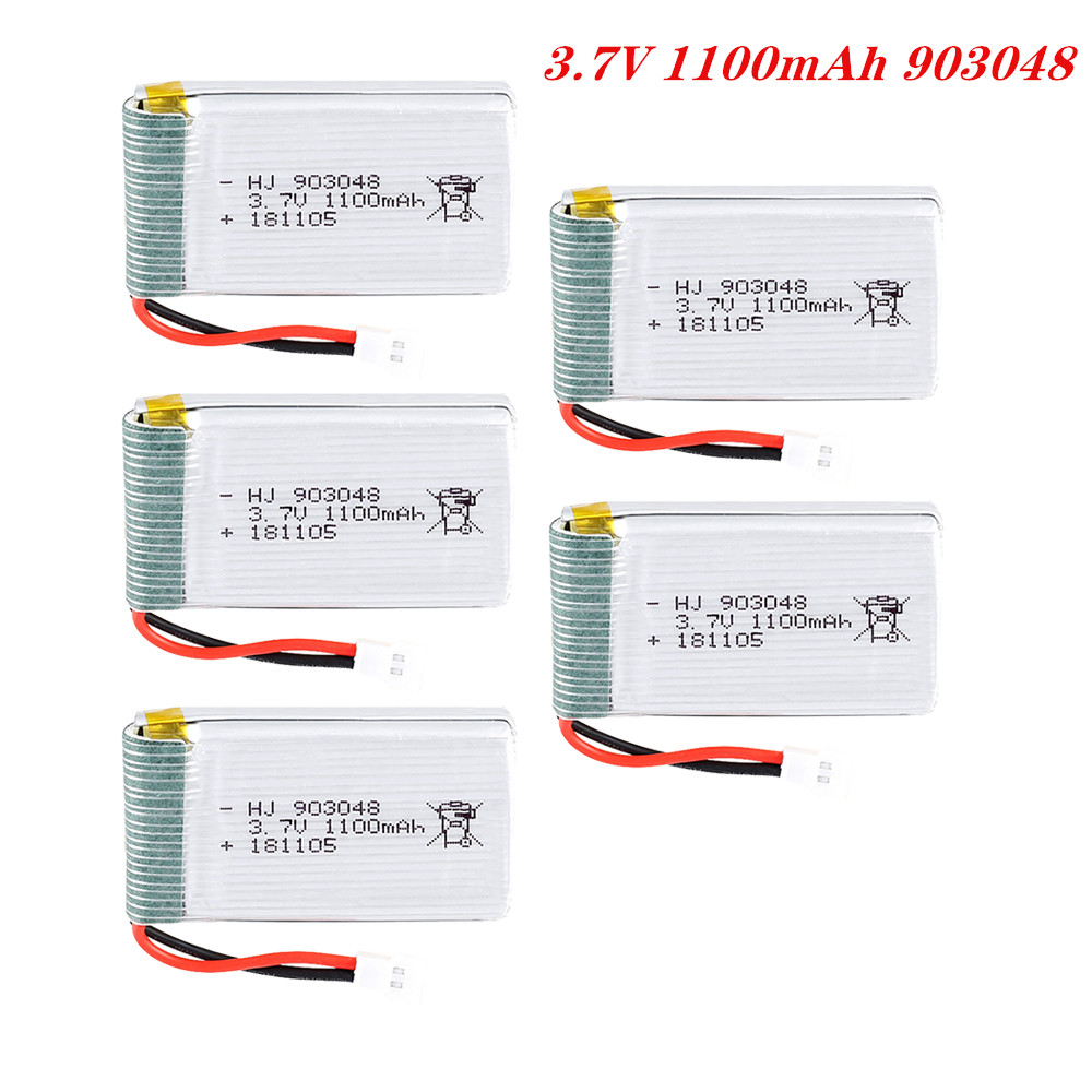 Drone Battery Lipo - Syma X5C X5SW için 3.7V 1100mAh