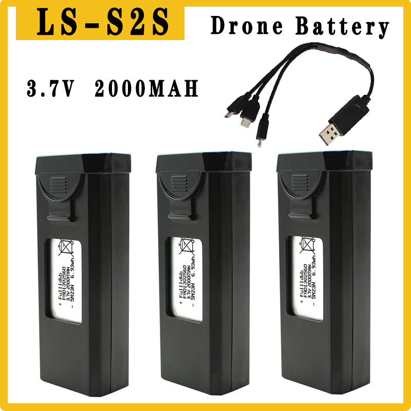 Drone Battery Li-Ion - Orijinal S2S Drones Pil 3.7 V