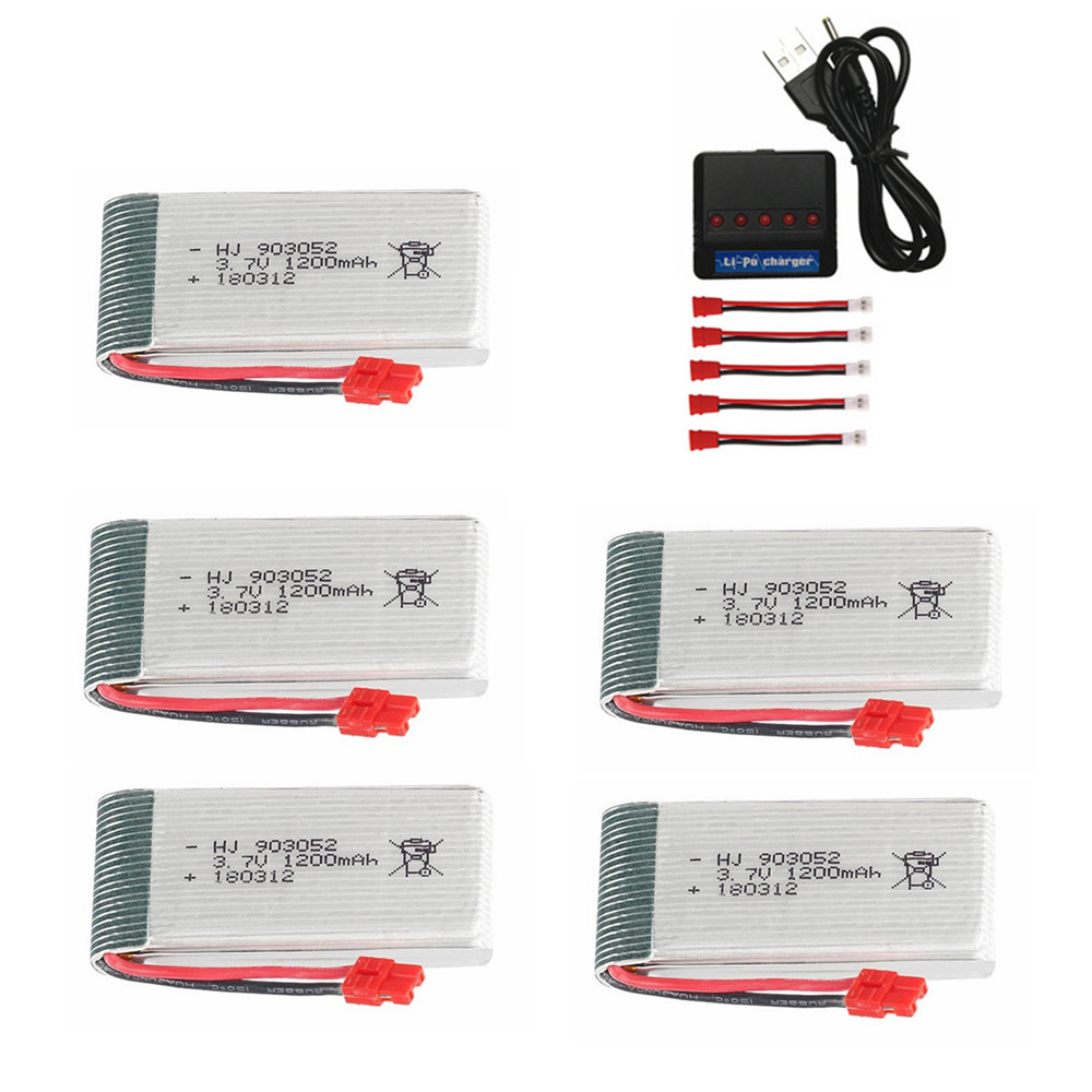 Drone Battery Charger - 3.7 V 1200 mAh 903052 lipo