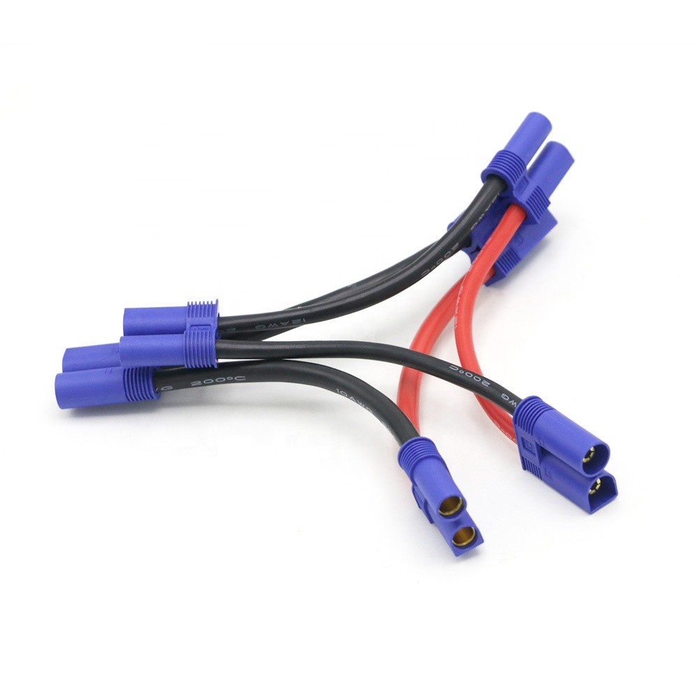 Drone Battery Connector - 10 adet EC5 serisi 12AWG 100mm