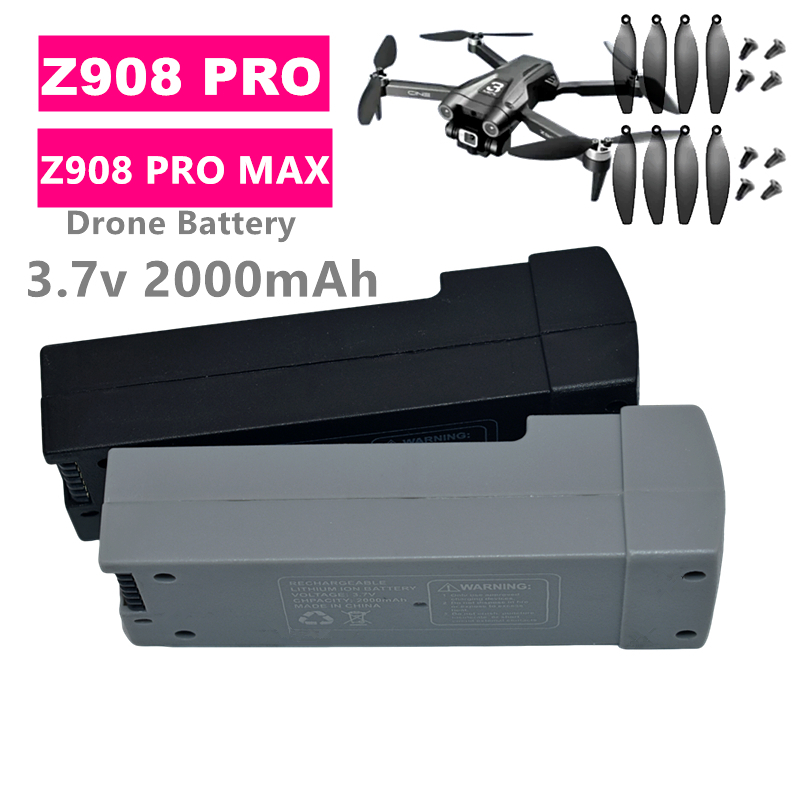 Drone Battery Plate - Z908 PRO Drone Pil 3.7v 2000mah