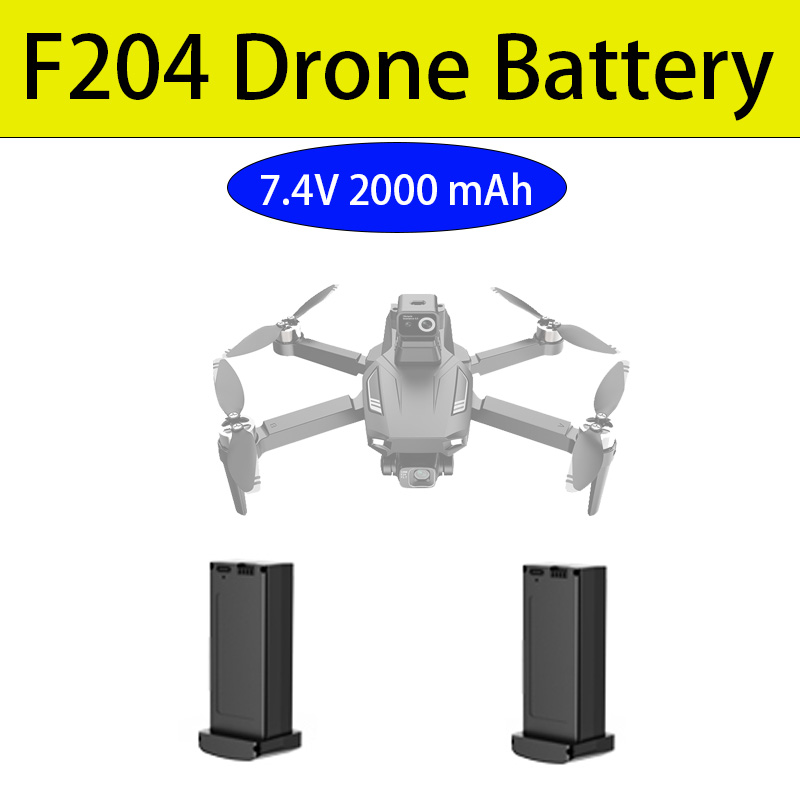 Drone Battery Li-Ion - F204 RC Drone Orijinal Aksesuarları 7.4V