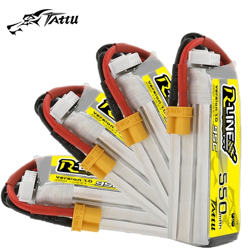 Drone Battery Li-Ion - TATTU R-LINE 1.0 550mAh 11.1V 95C