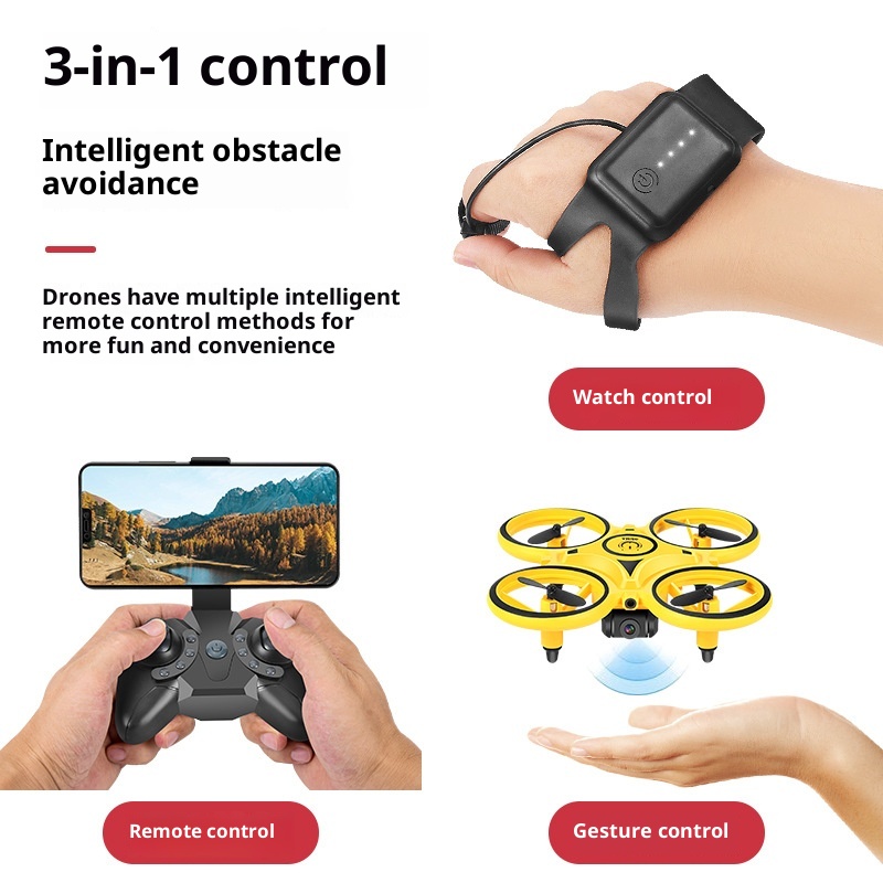 Drone Battery Smart - Işıklı Akıllı Uzaktan Kumandalı Elektrikli Uçan