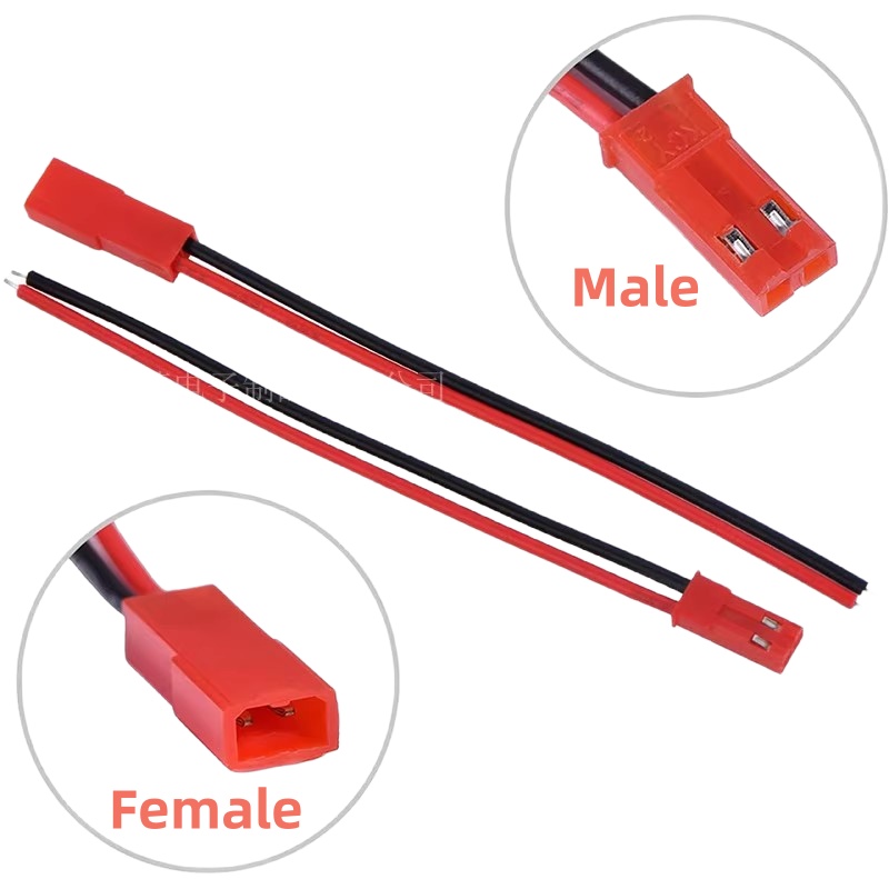 Drone Battery Connector - 20 adet 10 Çift JST 2P
