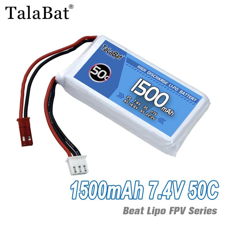 Drone Battery Li-Ion - 3 adet TalaBat 50C 1500mAh 7.4V