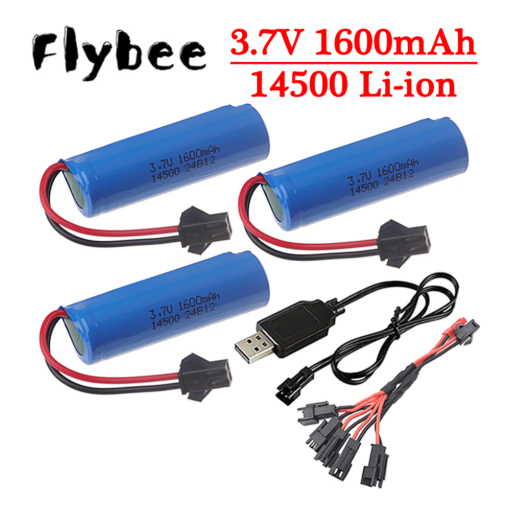 Drone Battery Li-Ion - Orijinal 3.7 v 14500 1600 mAh