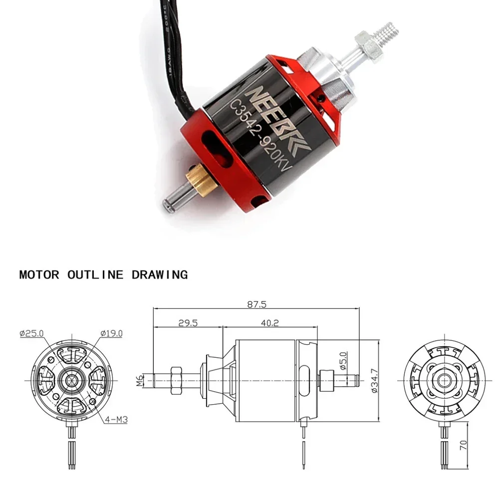 1/2/4 adet 3542 920KV 1400KV O - Drone Battery 4S incelemesi ve fiyatı