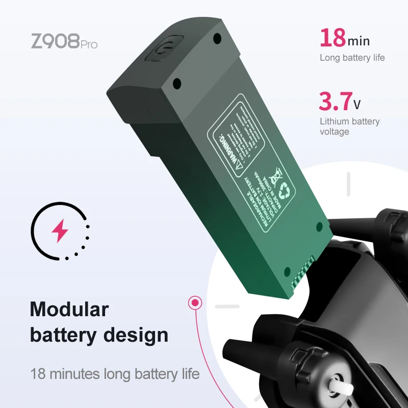 Z908 Pro Max matkap pili 3.7V  - Drone Battery Lipo incelemesi ve fiyatı