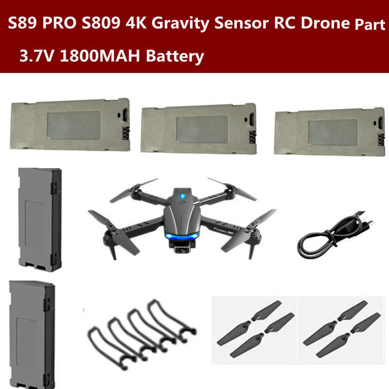 S89 PRO S809 4K Akıllı Hover Y - Drone Battery Smart incelemesi ve fiyatı