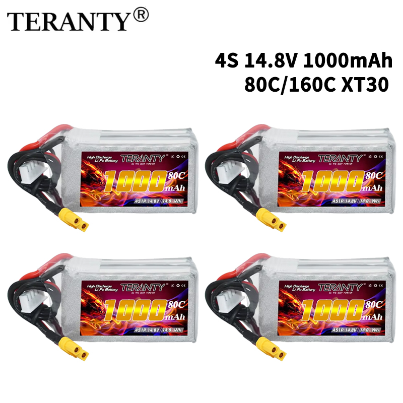 TERANTY 4S 1000mAh 14.8V 80C/1 - Drone Battery Connector incelemesi ve fiyatı