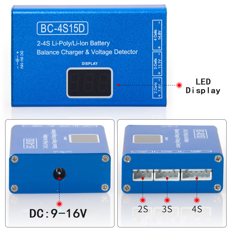 BC-4S15D 2-4S Lityum Dengeleyi - Drone Battery Voltage Checker incelemesi ve fiyatı