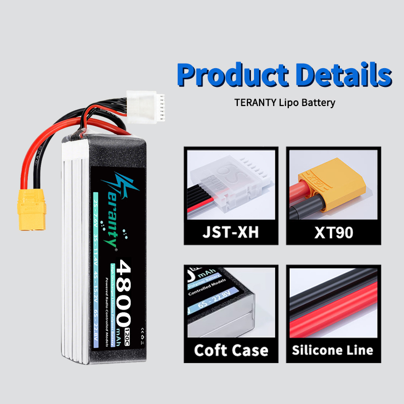TERANTY 6S 4800mAh Lipo Pil 22 - Drone Battery 6S incelemesi ve fiyatı