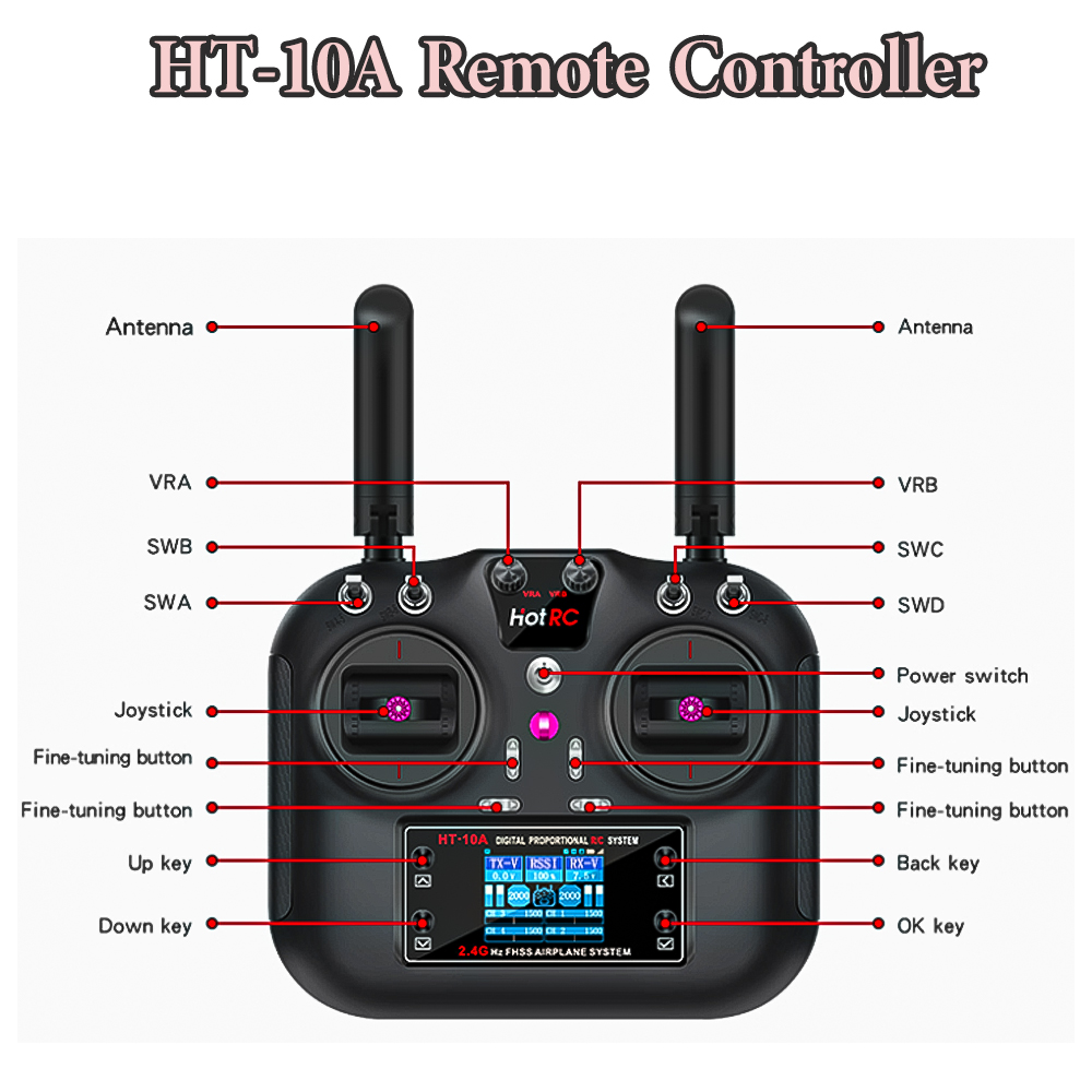 Hotrc Sıcak rc HT-10A HT10A 2. - Drone Battery Connector incelemesi ve fiyatı