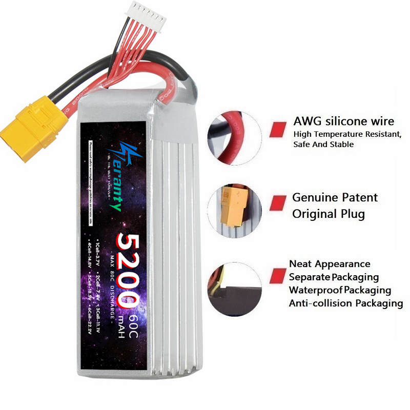 TERANTY 6S 5200mAh Lipo pil 22 - Drone Battery 6S incelemesi ve fiyatı