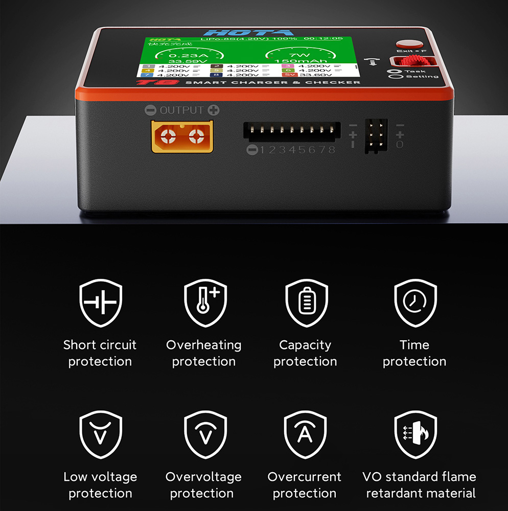 HOTA T8 Akıllı Denge Şarj Ciha - Drone Battery Smart incelemesi ve fiyatı