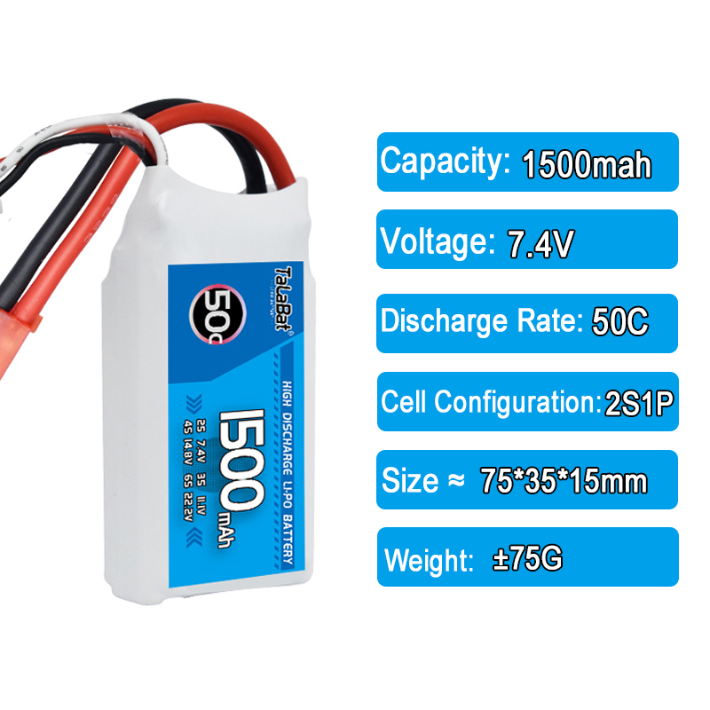 3 adet TalaBat 50C 1500mAh 7.4 - Drone Battery Li-Ion incelemesi ve fiyatı